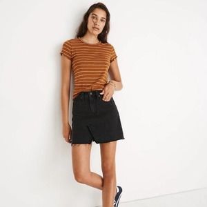 Madewell Rigid Denim A Line Skirt - NWT